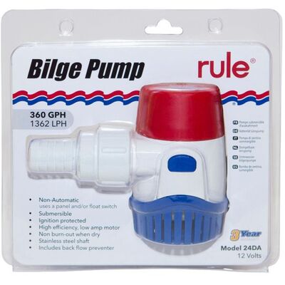 Rule Bilge Pump 360Gph 12V