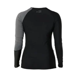 Jetpilot Long Sleeve Ladies Rashie Black - Size 6