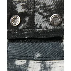 Jetpilot Hiker Mens Wide Brim Bucket Hat Black/Camo