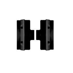 Short Side Brackets 180mm (Set of 2) - Black