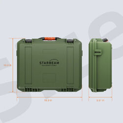 Starbeam Starlink Mini Hard Protective Travel Case with Storage - Green
