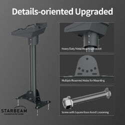 STARBEAM Starlink Gen 3 Standard Adjustable Metal Roof & Wall Mount