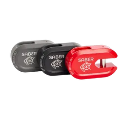 Saber Offroad 7075 Alloy Winch Shackle Short - Cerakote Black