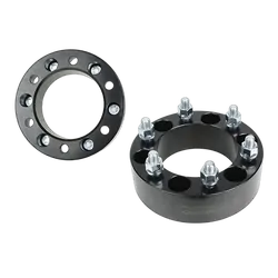 Superior Steel Wheel Spacers 2 Inch (50mm) 6 Stud 6x139.7 (Pair) - WHEELSP2LCRS