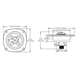 Seaflo Water Inlet Pressure Reducing Valve Black