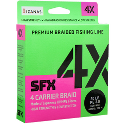 Sufix SFX 4X Braided Line 6lb 150yds Yellow