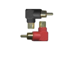 Right Angle Rca Adapters (Pair)