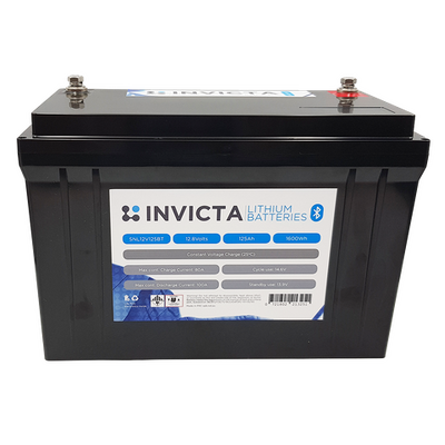 Invicta Lithium 12V125AH BLUETOOTH