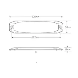 Stop Lamps SO120033RHM-8M