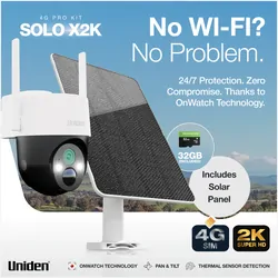 Uniden SOLO X2K 4G  Pro Kit  