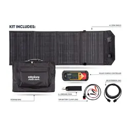 Explore Planet Earth Portable Solar Blanket Kit - 120W (With Controller)