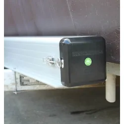 Supa Peg Pole Carrier Double Door 1830mm Silver Anodized