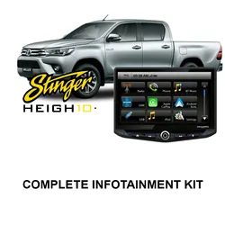 Heigh10 Infotainment Kit (Includes: Bkto1112/ Staat10M/ Swi-Ty02/ Axusb-Ty4/ Sctyrt5/ Cph-Sti01/ Un1810) to suit Toyota
