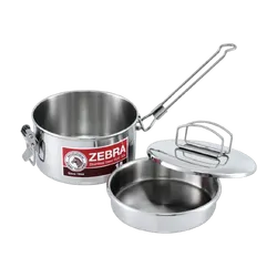 Zebra Round Lunch Box - 12 cm Dia. 700 ml