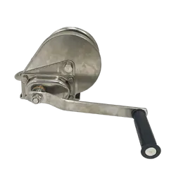 Sherpa Stainless steel hand winch 1200kg/10m cable