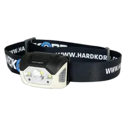 HARDKORR 440LM RECHARGEABLE LED HEAD TORCH WITH HANDS FREE MODE