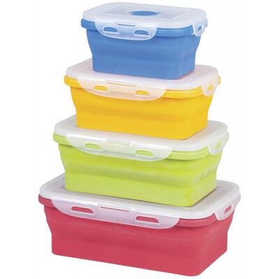 Rovin 4 Pack Collapsible Container Set 400ml-1300ml