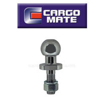 50mm Tow Ball Polished Chrome 3500kg Load Rating 52mm Shank