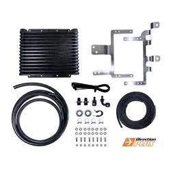 Transchill Transmission Arctic Black Cooler Kit To Suit Nissan Navara NP300 YS23DTTi (2.3L 4cyl) 2015 - On