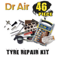 Dr Air Heavy Duty 4x4 Tyre Repair Kit - 46 Piece