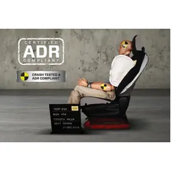 Front Twin Buckets (Airbag Seats) With Lumbar & Tilt Drawer Tradie Gear To Suit Tg60041 Volkswagen Amarok My17 V6 Highline / Core / Core Plus / Trendl