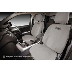 Tradie Tough Seat Covers to Suit Toyota Hilux 8th Gen SR/SR5 Dual Cab Front Buckets (w/Airbags) 08/19-On