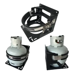 Top End Camp Gear Gas Bottle Holder Rear,Base Or Roof Mount 4kg