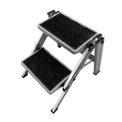 TRA Australia Silver Double Folding Portable Caravan Step