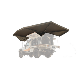 Tuff Terrain 270 LHS Free Standing Awning With Dimmable LEDs & Triple T Bracket Combo