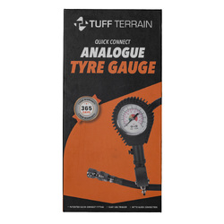Tuff Terrain Quick Connect Analogue Air Gauge