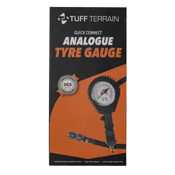 Tuff Terrain Quick Connect Analogue Air Gauge