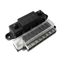 Tuff Terrain Fuse Block 8 Way Positive & 250A 4 terminal Negative Bussbar Bundle