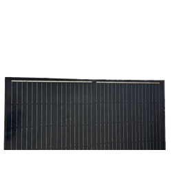 Tuff Terrain 12V 250w Monocrystaline Solar Panel Black - 1720 x 710 x 22mm