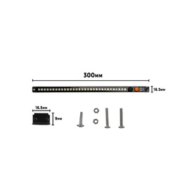 Tuff Terrain - 30cm LED Strip lights Orange/White - Dimmable