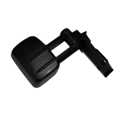 Extendable Towing Mirrors For Toyota Landcruiser 75, 76, 78 & 79 Series - Black/Electric