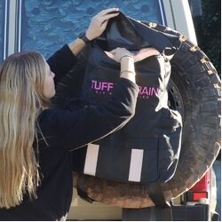 Tuff Terrain Pink Rear Wheel Bag
