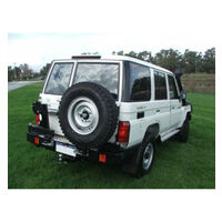 Twin Rear Spare Wheel Carrier to Suit Toyota LandCruiser 76 Series Wagon