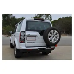 Twin Rear Spare Wheel Carrier to Suit Landrover Discovery 3 with Sensors 04/2005-09/2009