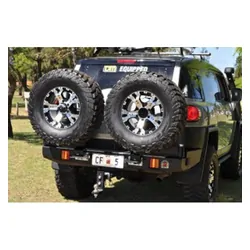 Twin Rear Spare Wheel Carrier to Suit Toyota FJ Cruiser