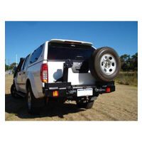 Twin Rear Spare Wheel Carrier to Suit Nissan Navara D40 4WD Well Body Only