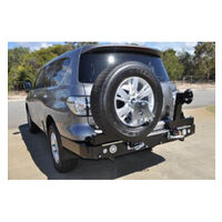 Twin Rear Spare Wheel Carrier to Suit Nissan Patrol Y62 Wagon