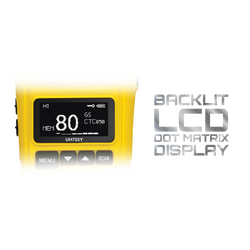 Uniden UH755-Y Yellow 5 Watt UHF CB Splashproof Handheld Radio