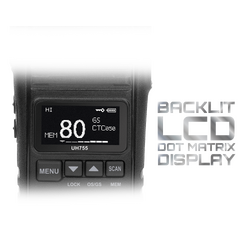 Uniden UH755 5 Watt UHF CB Splashproof Handheld Radio
