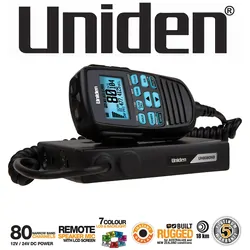 Uniden Mini Compact Uhf Radio With Remote Speaker Microphone