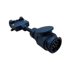 13 Pin Round Euro (Vehicle Side) to 7 Pin Flat (Trailer Side) Adaptor