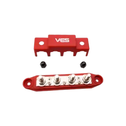 4 Way Distribution Block Positive 8mm