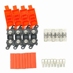 VES Midi Fuse Kit R/T 80 AMP 4 Holder 6 Fuses 8 Terminals 8 Heatshrink