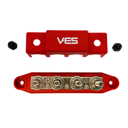 VES 4 Way Distribution Block Positive 10mm