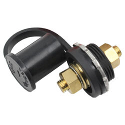 VES Black Through Stud M10 - 300amp rated @ 12V