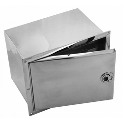 Viper Stainless Steel Tackle Box - Full Mount